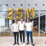 3 CEO celebrating their business reach $25million